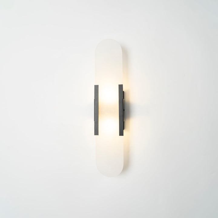 Oblong Alabaster Wall Sconce