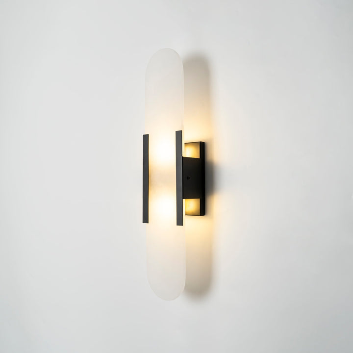 Oblong Alabaster Wall Sconce