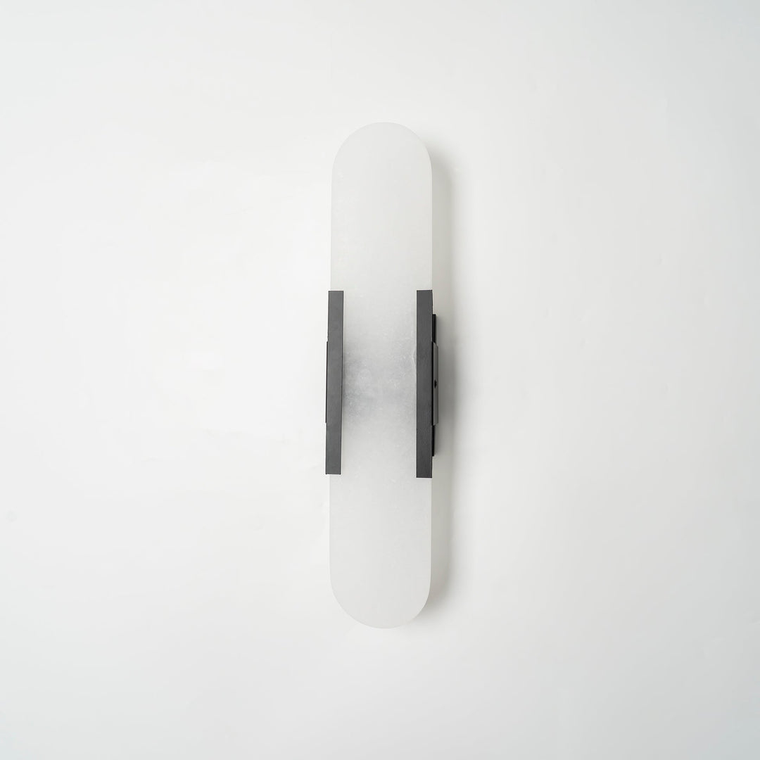Oblong Alabaster Wall Sconce