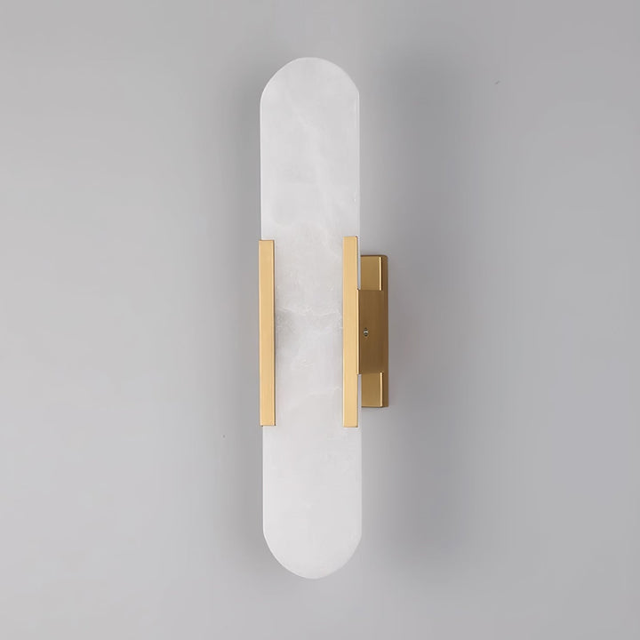 Oblong Alabaster Wall Sconce