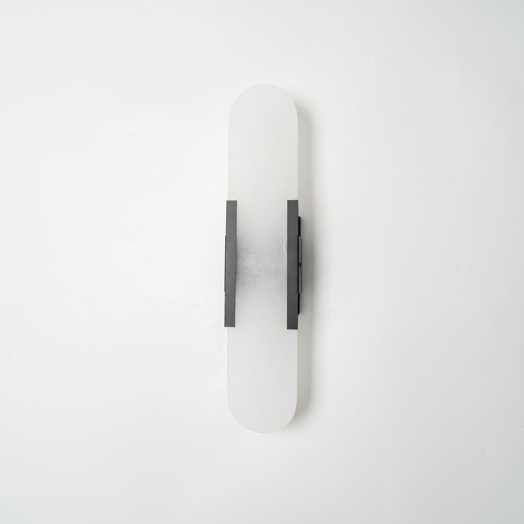 Oblong Alabaster Wall Sconce