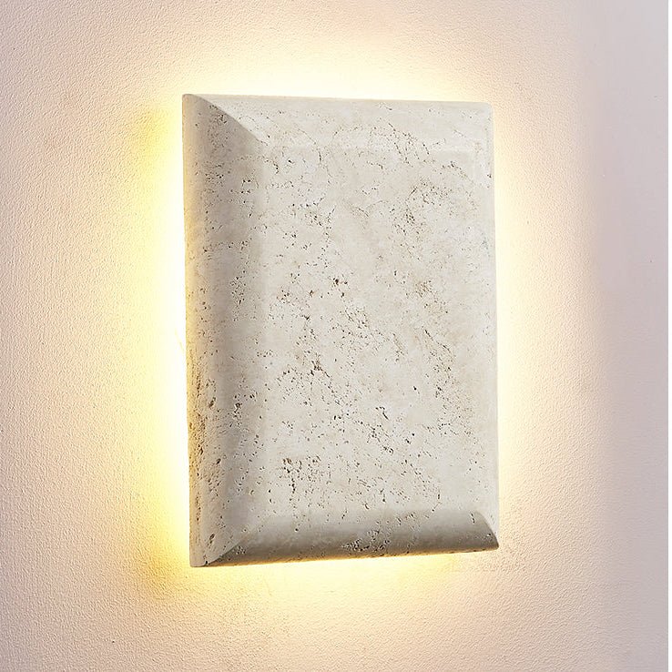 Mesa Glow Travertine Sconce