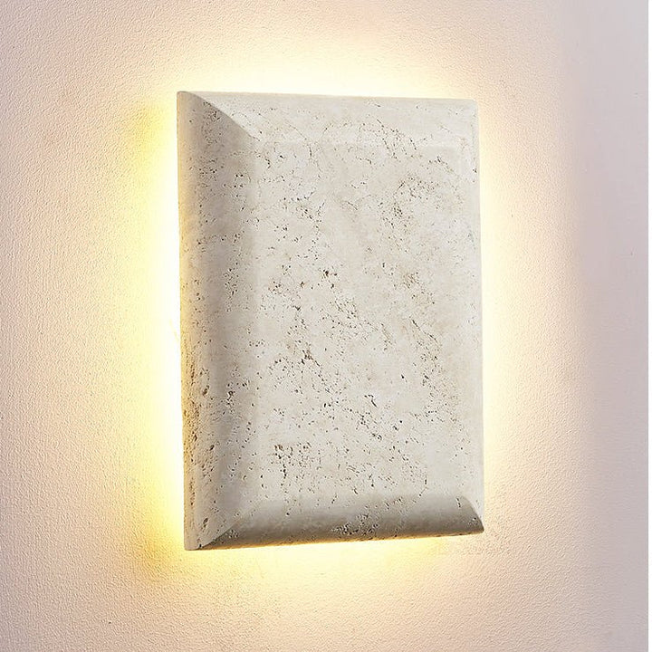 Mesa Glow Travertine Sconce