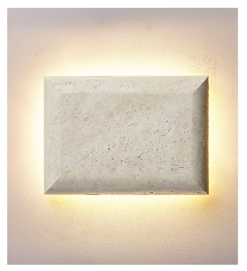 Mesa Glow Travertine Sconce