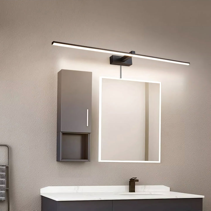 Linear Mirror Plug-in Wall Light
