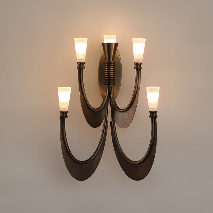 Metropolis Grand Alabaster Sconce