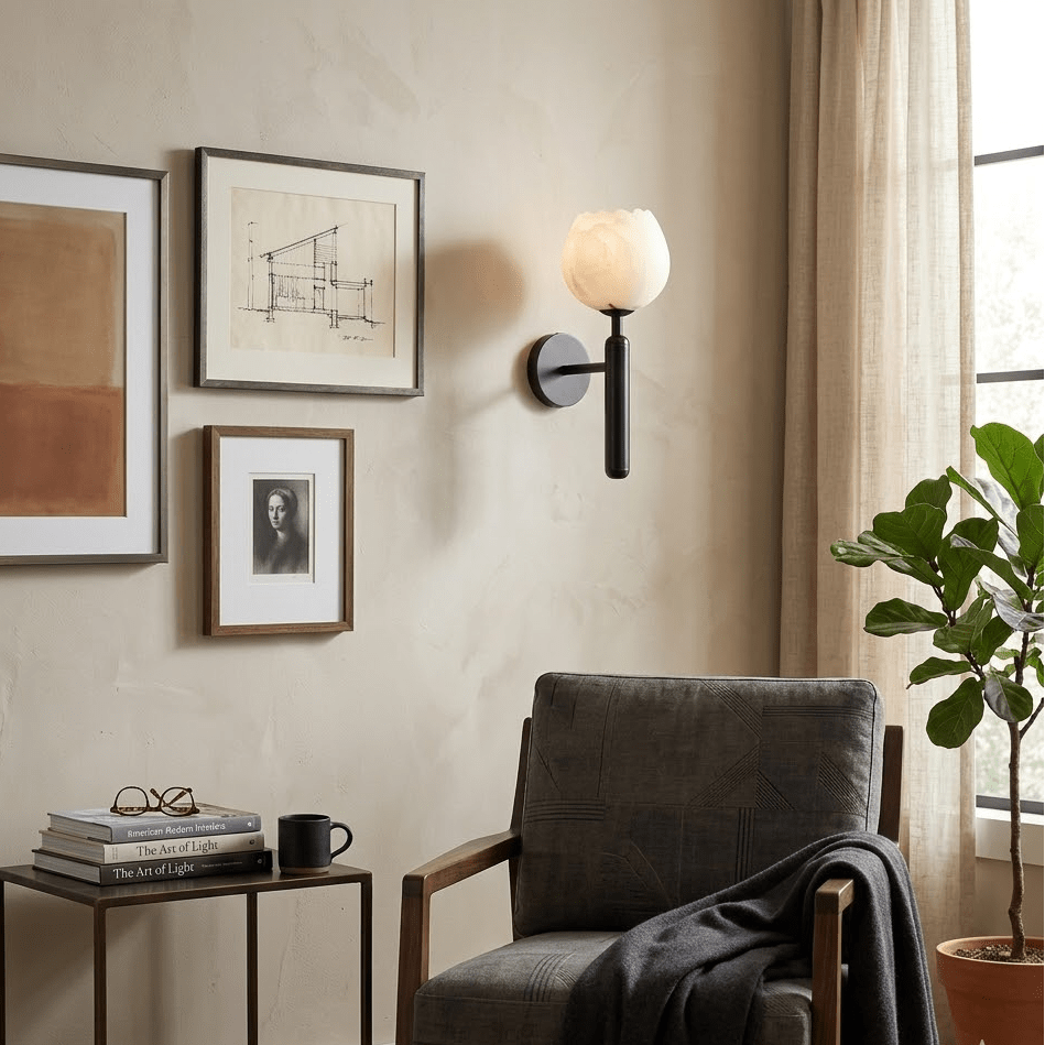 Mian Alabaster Wall Lamp