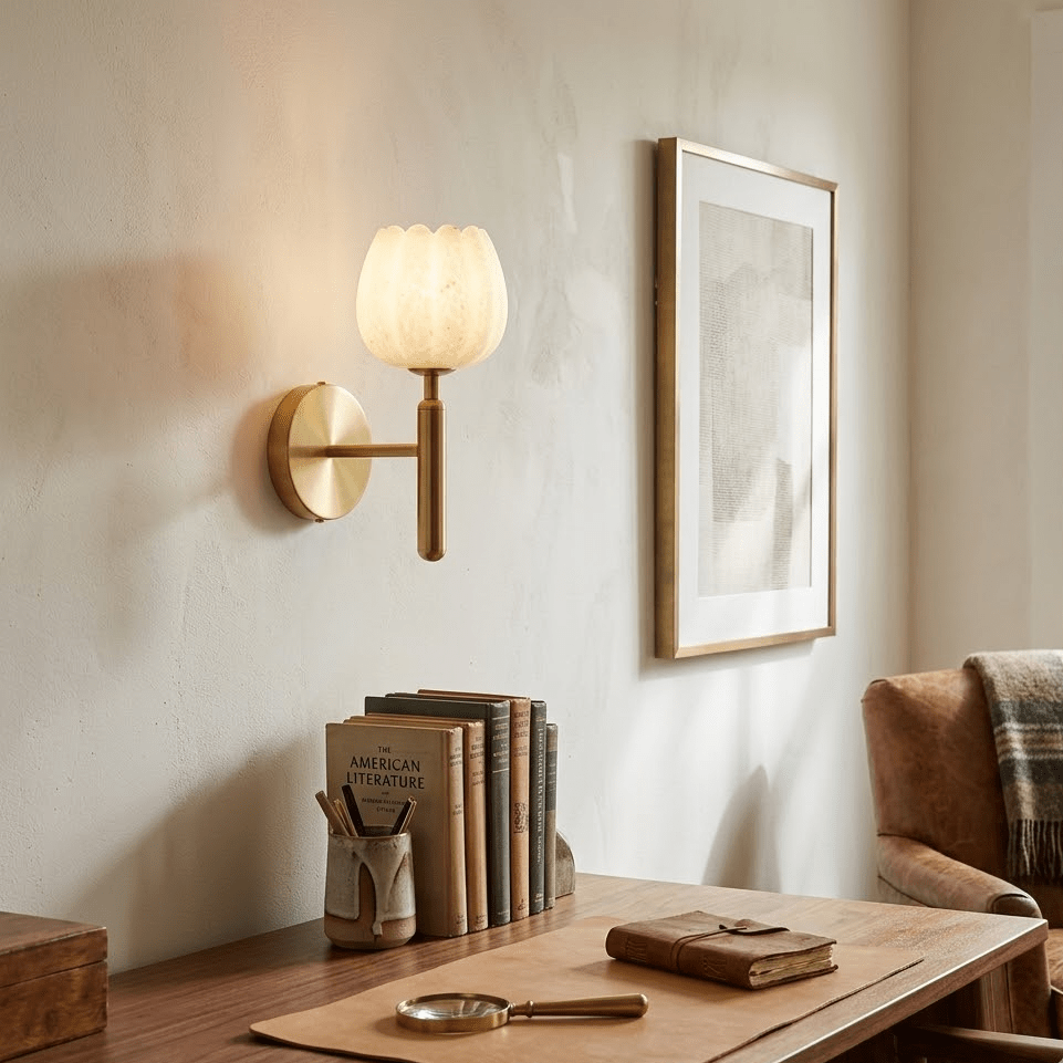 Mian Alabaster Wall Lamp