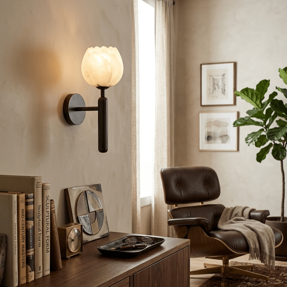 Mian Alabaster Wall Lamp