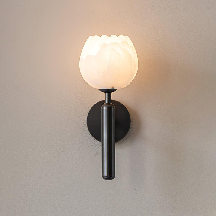 Mian Alabaster Plug-in Wall Lamp