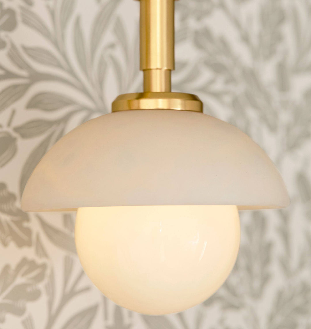 Milo Alabaster Double Wall Light