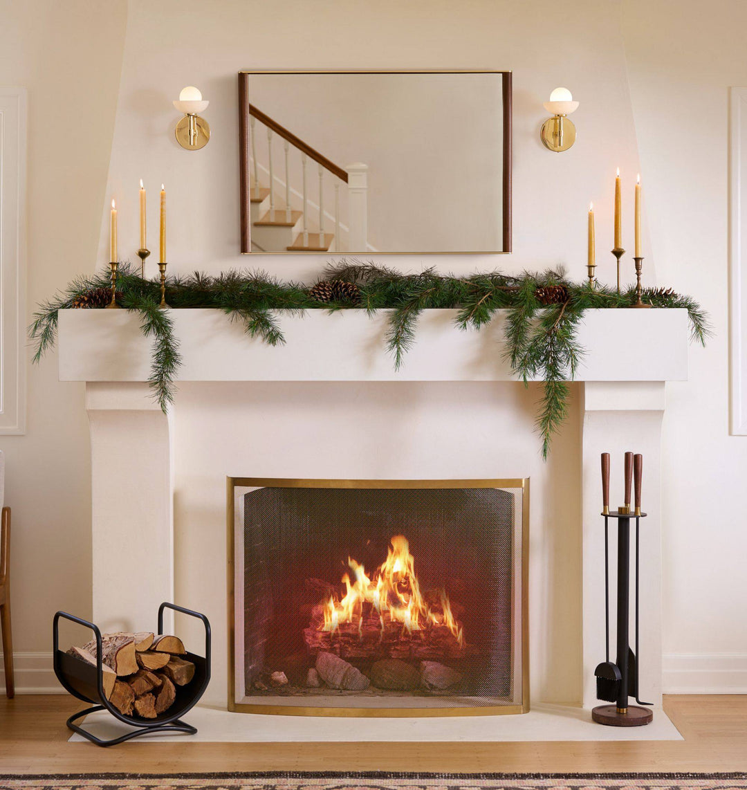Milo Alabaster Double Wall Light