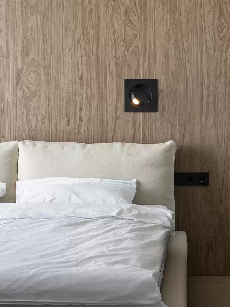Minimalist Recessed Rotatable Sconce