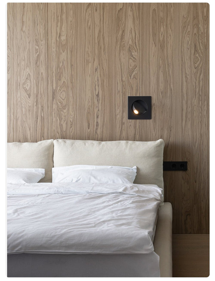 Minimalist Recessed Rotatable Sconce