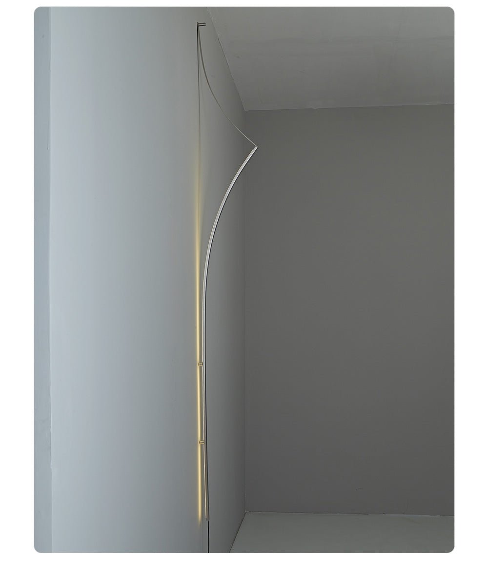 Minimalist Curving Ribbon LED Wall Sconce