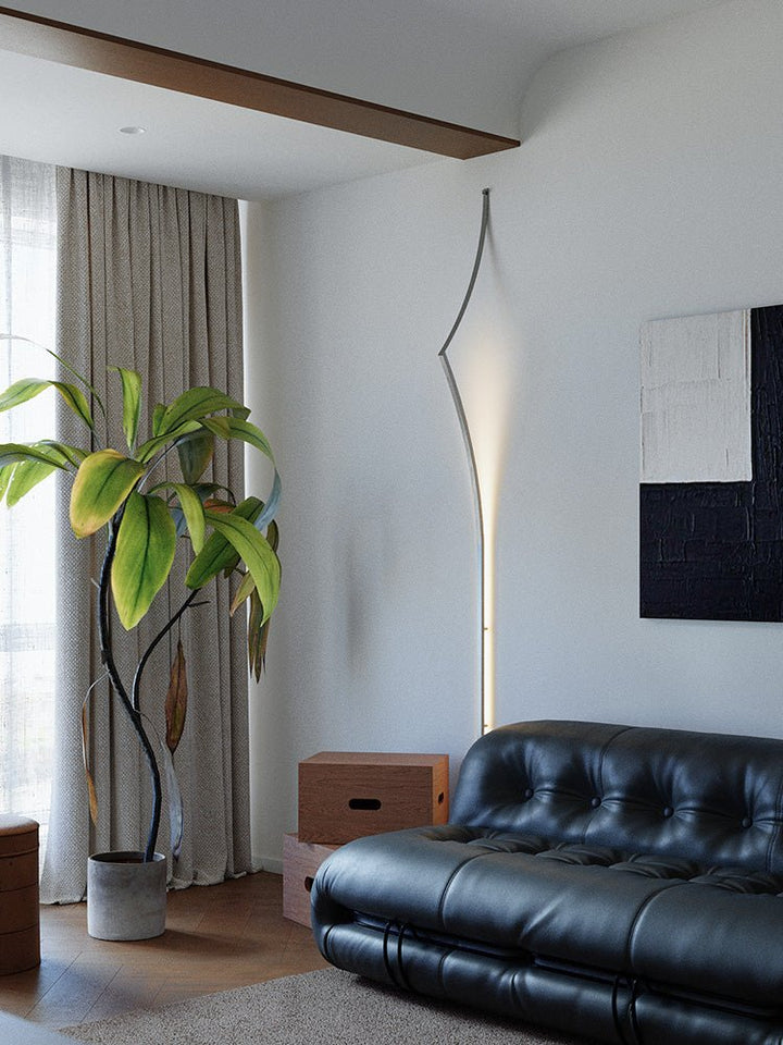 Minimalist Curving Ribbon LED Wall Sconce