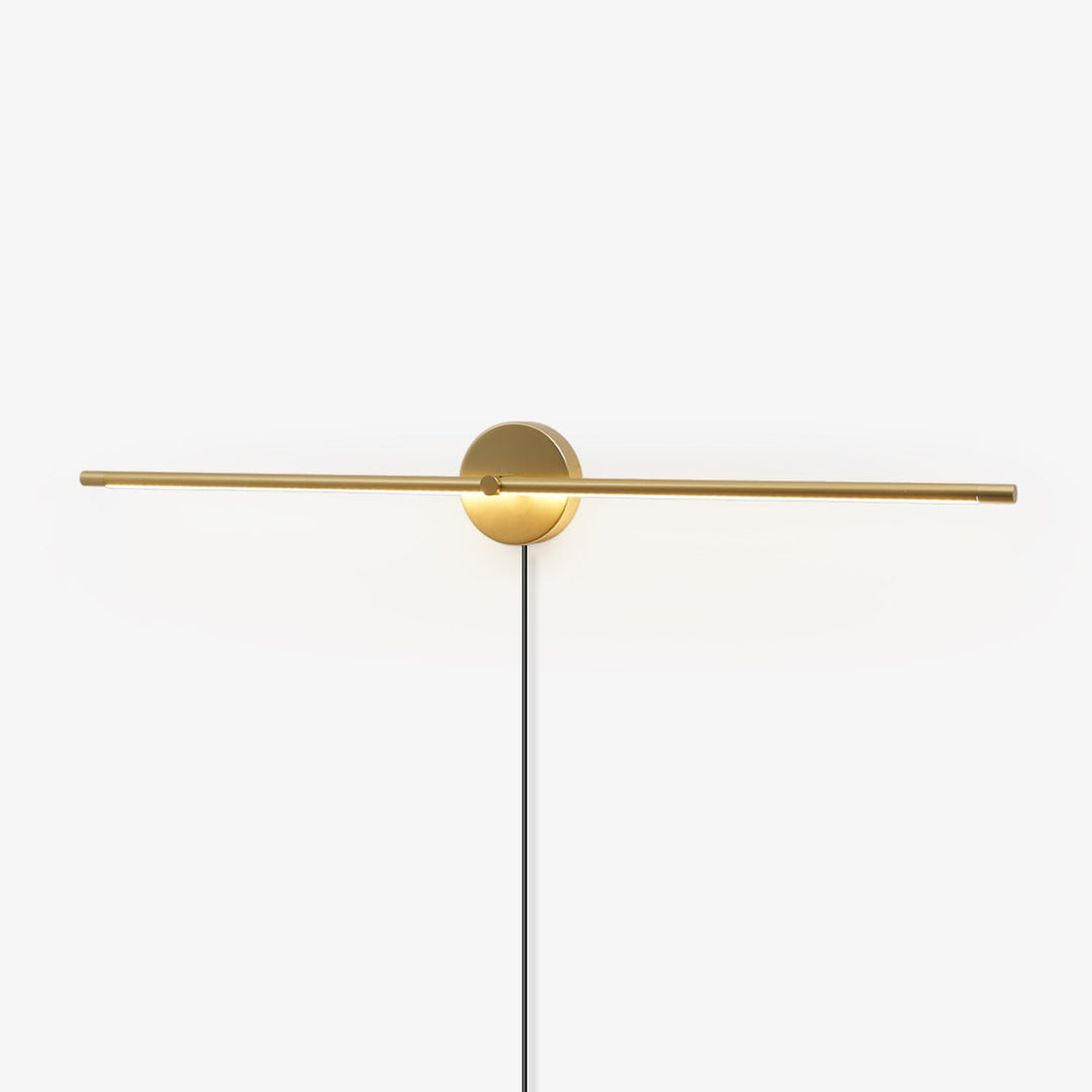 Minimalist Linear LED Plug-in Wall Lamp