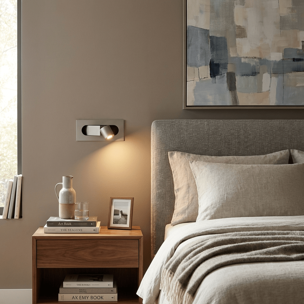 Modern LED Bedside Reading Light