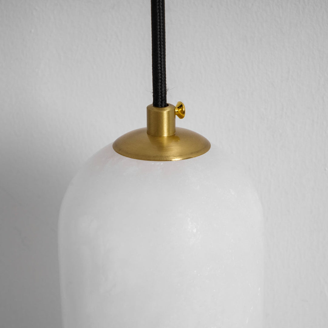 Monty Alabaster Plug-in Wall Lamp