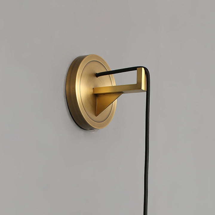 Monty Alabaster Plug-in Wall Lamp