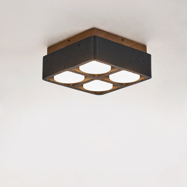Multi Spot Square Ceiling Lamp