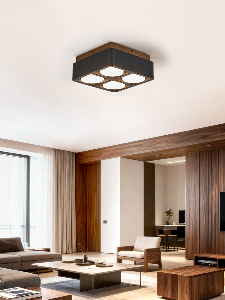 Multi Spot Square Ceiling Lamp