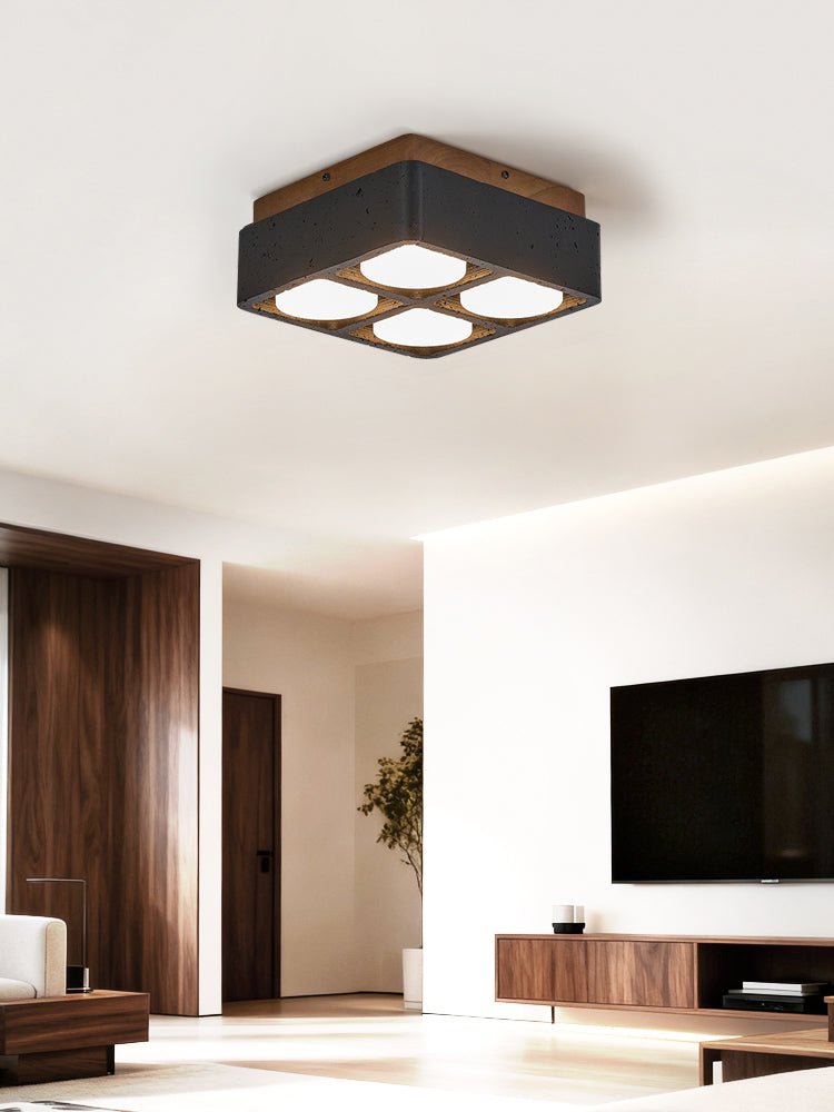 Multi Spot Square Ceiling Lamp