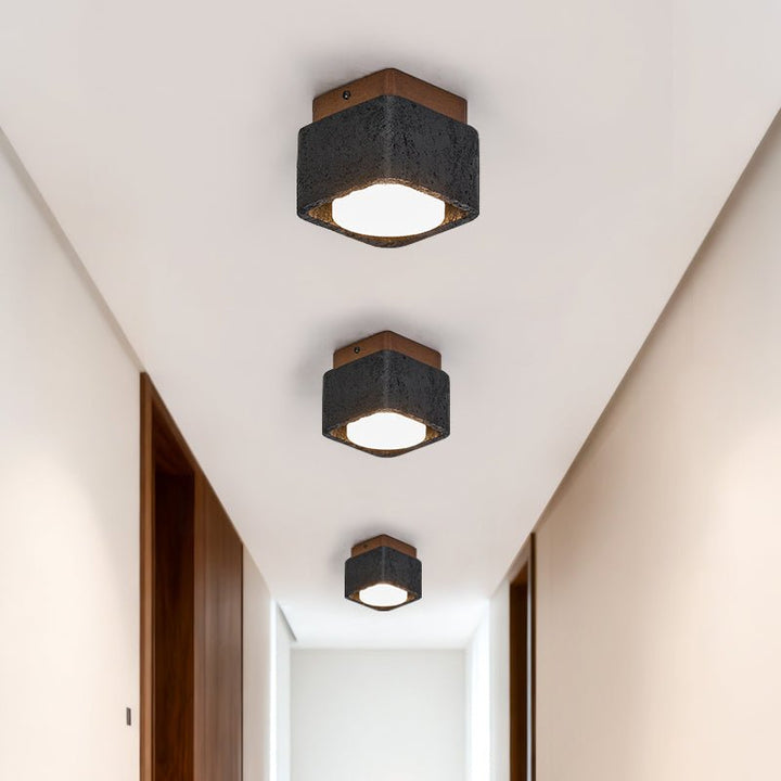 Multi Spot Square Ceiling Lamp