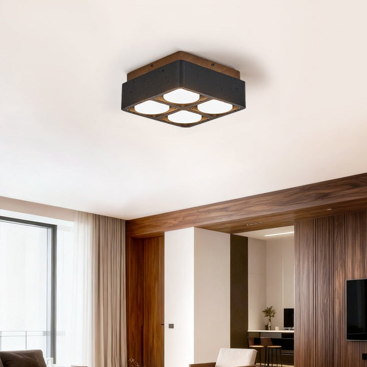 Multi Spot Square Ceiling Lamp