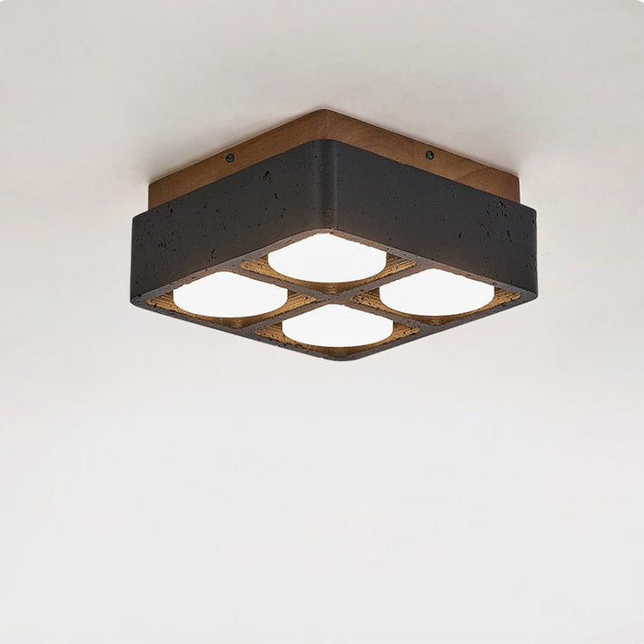 Multi Spot Square Ceiling Lamp