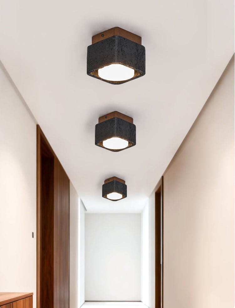 Multi Spot Square Ceiling Lamp