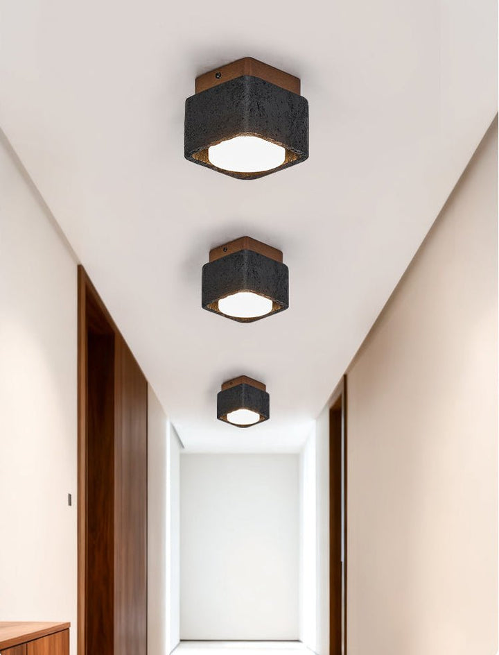 Multi Spot Square Ceiling Lamp