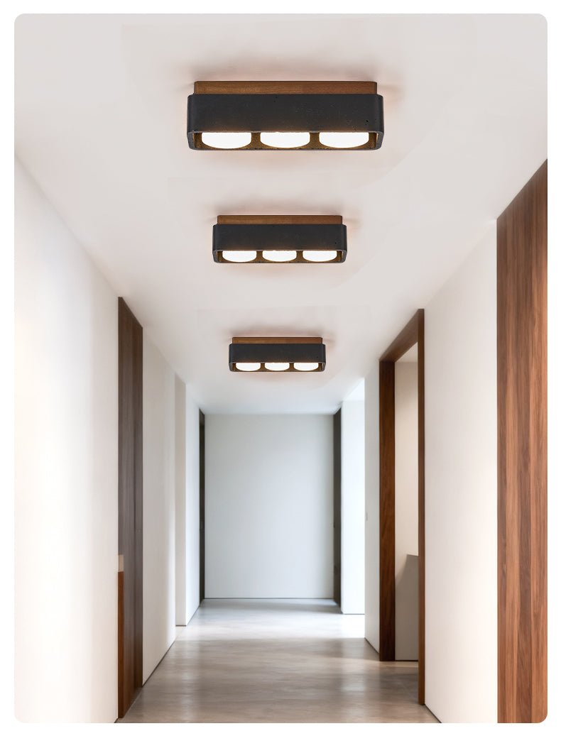 Multi Spot Square Ceiling Lamp