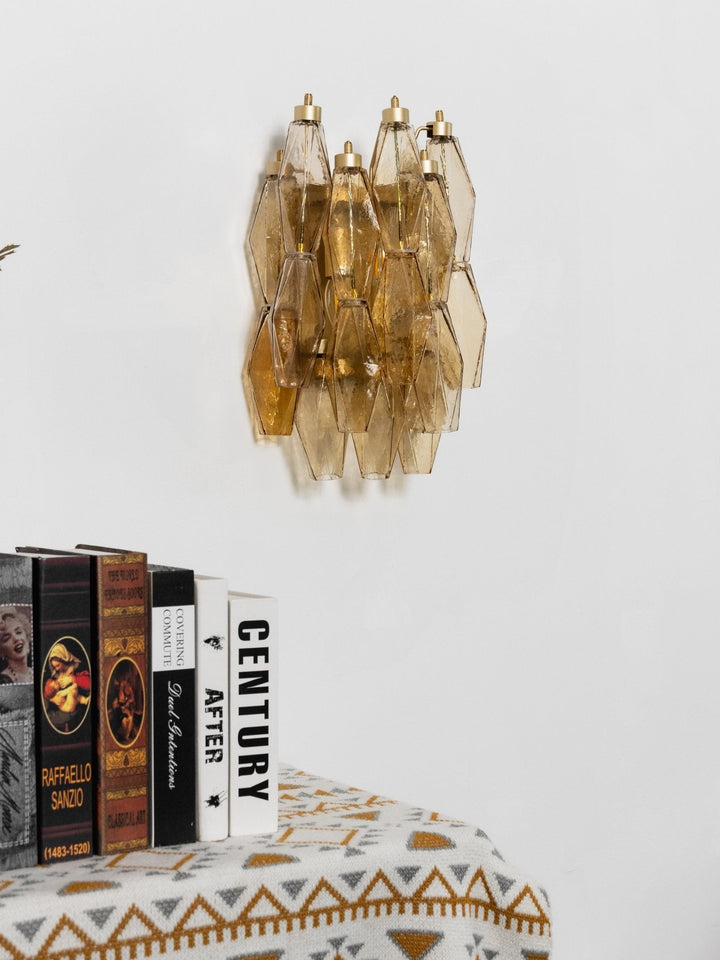 Rhombus Glass Wall Lamp