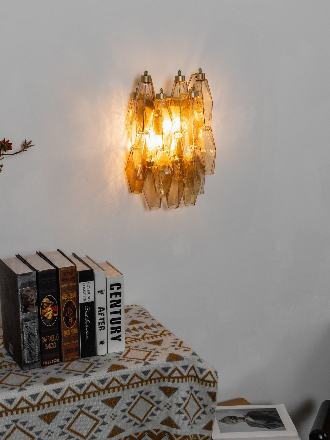 Rhombus Glass Wall Lamp