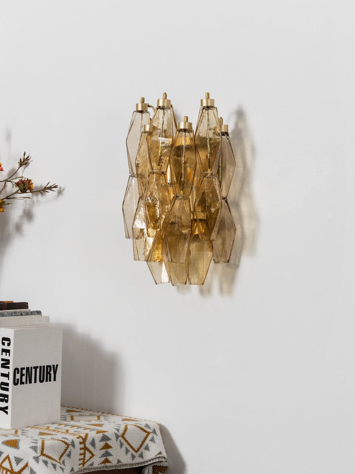 Rhombus Glass Wall Lamp