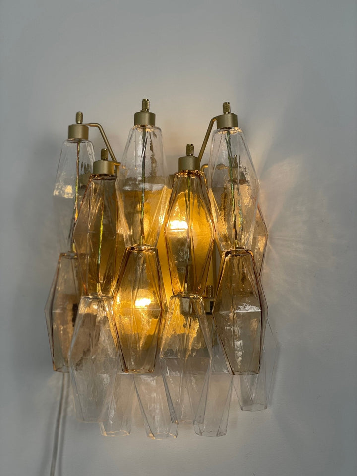 Rhombus Glass Wall Lamp