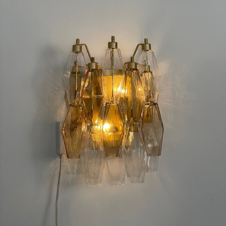 Rhombus Glass Wall Lamp