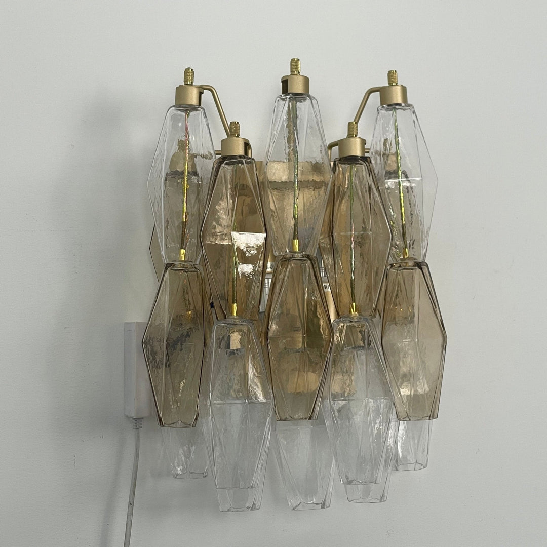 Rhombus Glass Wall Lamp