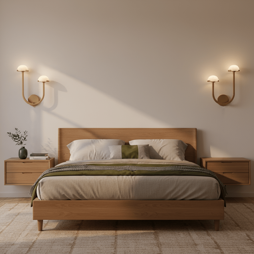 Mushroom Alabaster Wall Lamp