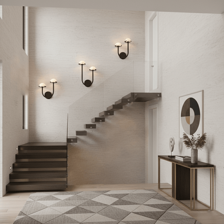 Mushroom Alabaster Wall Lamp