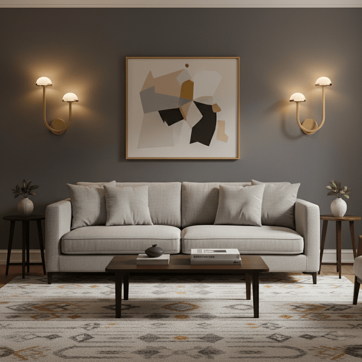 Mushroom Alabaster Wall Lamp