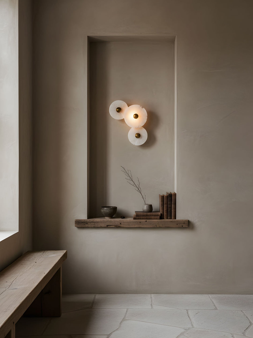 Nayra Alabaster Wall Lamp