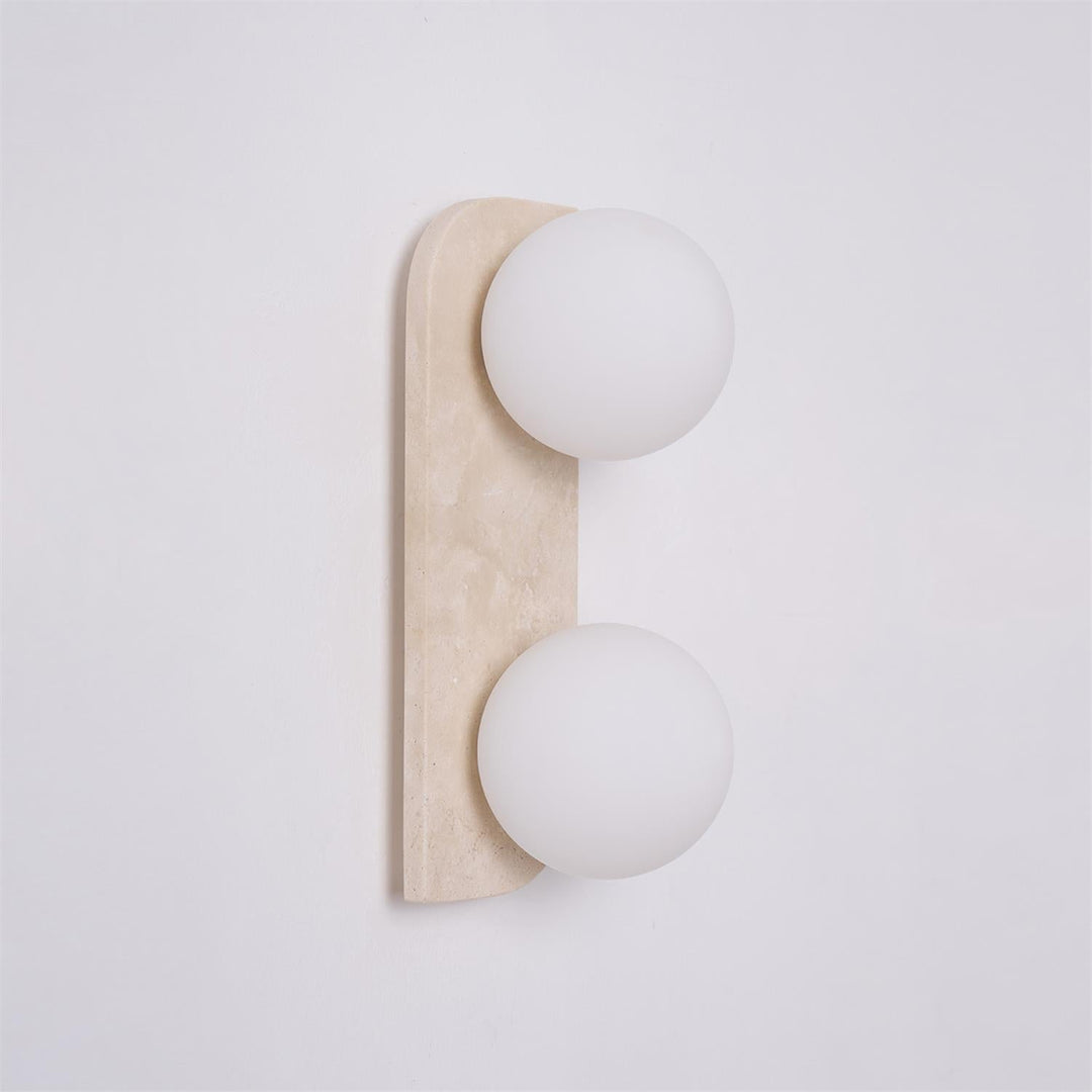 Elysian Travertine Wall Light