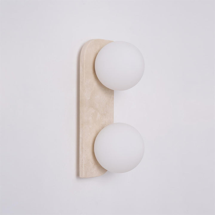Elysian Travertine Plug-in Wall Light