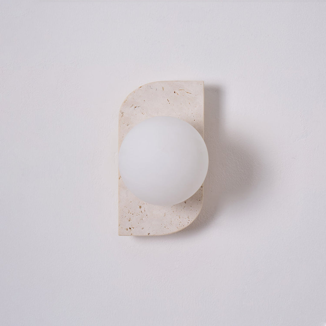 Elysian Travertine Wall Light