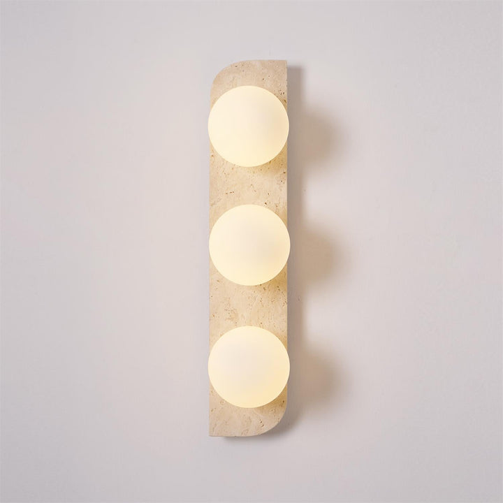 Elysian Travertine Wall Light