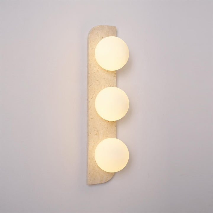 Elysian Travertine Wall Light