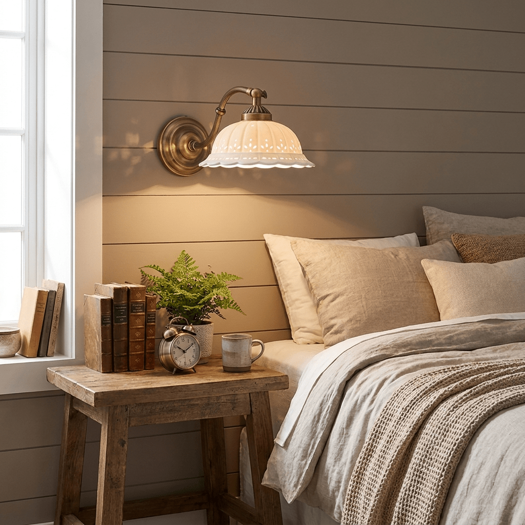 Nerina Pierced Ceramic Wall Sconce