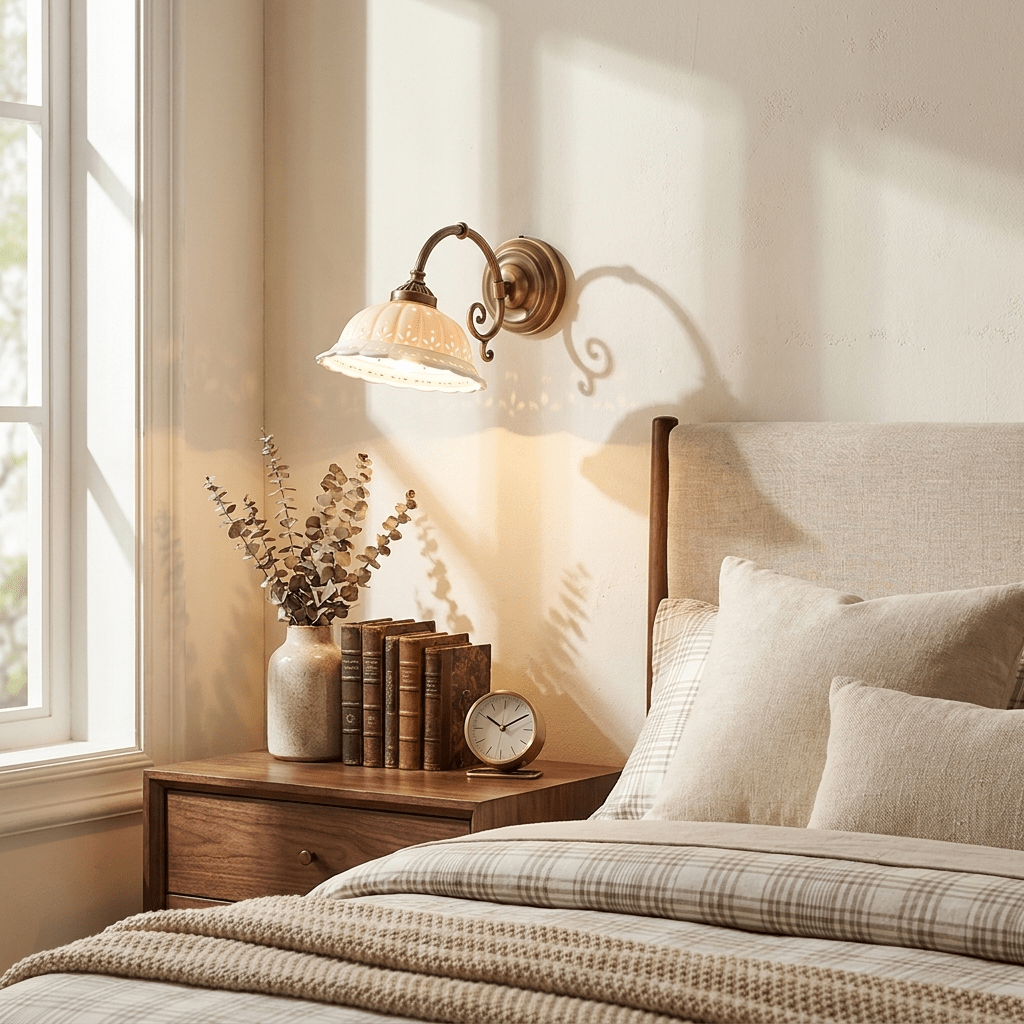 Nerina Pierced Ceramic Wall Sconce